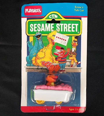 Coche bañera Sesame Street Ernie's Playskool Muppets Inc. 1987 sellado #132-11 Foto 1 de 4