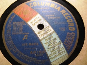 1910 RUSSIAN EVGENIA BRONSKAYA Rigoletto CARO NOME Gounod AVE MARIA COL A5193 - Picture 1 of 2