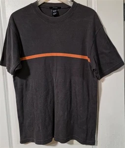Gap Boy's Gray Striped Cotton Short Sleeve Jersey Shirt (L) NWOT! - Picture 1 of 3