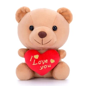 for Mom I Love You Stuffed Teddy Bear Gifts for Mom Holding Heart Bear Plush ... - Picture 1 of 7