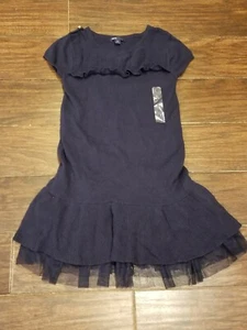 Gap Kids Girls Blue Knit Sweater Dress Size L 10 - Picture 1 of 6