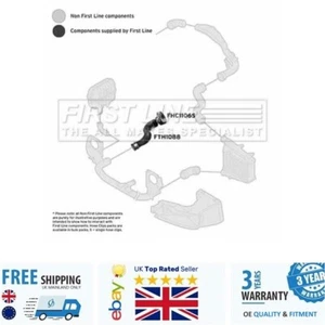 Turbo Hose FTH1088 For Audi A6 01-05 A4 01-04 8E0145834M FIRST LINE - Picture 1 of 4