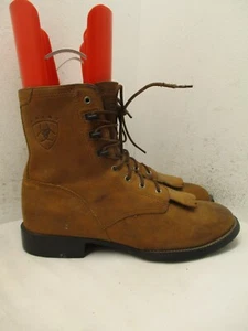 Stivali Ariat Lacer Western Roper in pelle marrone da donna taglia 8,5 stile B 33527 - Foto 1 di 12