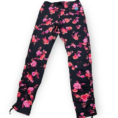 Victoria's Secret ROSA ULTIMATE V CINTURA ALTA 7/8 LEGGING Suave M Negro Floral Foto 1 de 4