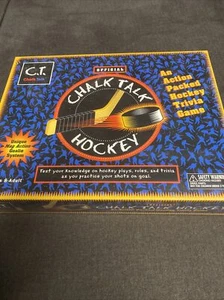NEW CHALK TALK HOCKEY Trivia Board Game FACTORY SEALED 1996 ChalkTalk HOCKEY FAN - Picture 1 of 12