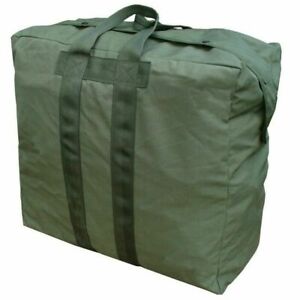 Cargo Bag Parachute US USMC Flyer's kit bag XL carry straps Olive Drab USGI used