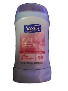 2 Suave Antiperspirant Deodorant 48Hr Powder Anti-Staining Invisible Solid 1.2oz - Picture 1 of 1