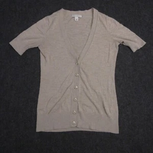 Banana Republic Cardigan Sweater Womens XS Small Long Sleeve Light Grey Buttons - Picture 1 of 12