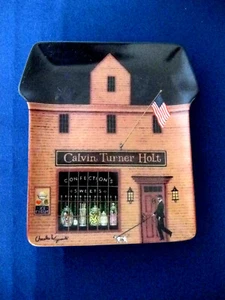 Bradford Exchange Charles Wysocki Folktown Collection Plate "The Sweet Shop" Vtg - Picture 1 of 2