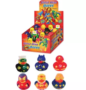 Super Hero RUBBER DUCK MINI DUCKS GIFT Party bag Toys! 5CM. Fund raising! - Picture 1 of 1