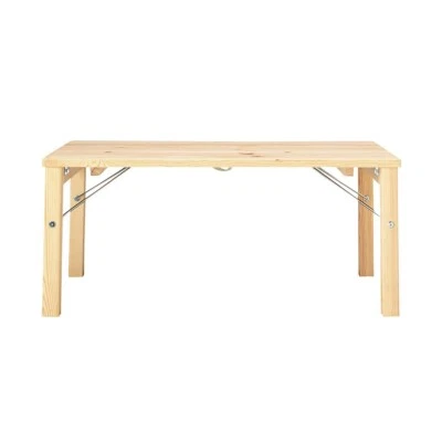 MUJI Foldable Pine Wood Low Table 31,4 x 19.6 x 13.7 in From Japan - Image 1 of 3