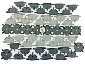 Mini pannello quadrato triangolo spaziale assortito 50 Knex - ricambi standard K'nex - Foto 1 di 5