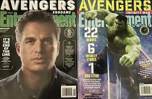 ENTERTAINMENT Weekly Lot Of 2 - HULK/Bruce Banner - AVENGERS - Picture 1 of 2