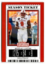 2019 Panini Contenders Draft Picks Collegiate Bowl Ticket#16 Bradley Chubb