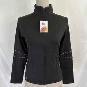 NUEVO EIS Equi In Style Chaqueta Negra Cremallera Completa MEDIANA Ecuestre Para Mujer - Imagen 1 de 7