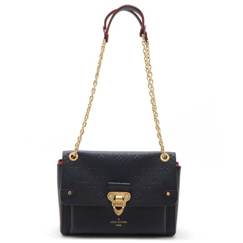 LOUIS VUITTON（LV） Borsa a tracolla Louis Vuitton Monogram Empreinte Vavin PM Marine Rouge LV M52271 A