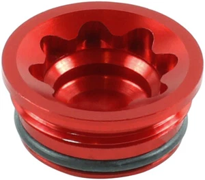 Hope V4 Large Disc Brake Caliper Bore Cap - Red - Picture 1 of 1