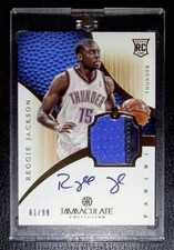 REGGIE JACKSON Nuggets 2012 Immaculate ROOKIE PATCH AUTO AUTOGRAPH, RPA RC /99!