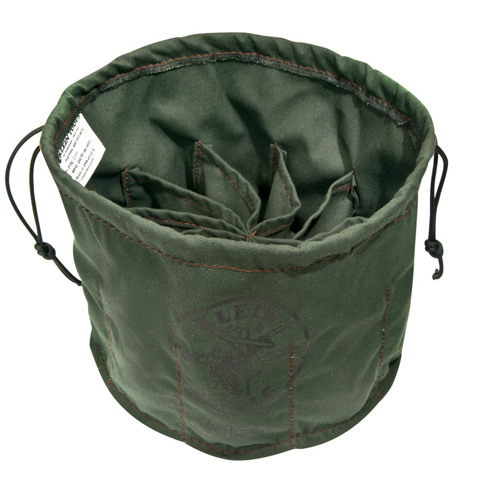 Klein Tools 5151 Ten-Compartment Drawstring Bag  - Image 1 of 1