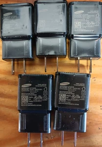 Lot of OEM Samsung Fast Adaptive Charger Original Wall Plug OEM EP-TA20JBE-Black - Picture 1 of 2