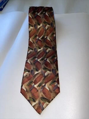 JERRY GARCIA Trampa Mariposa, Edición Limitada Corbata Geométrica Seda 58.5"L x 4"W Foto 1 de 4