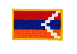 FLAG PATCH nagorno karabakh republic backpack IRON ON GLUE NEW EMBROIDERED - Bild 1 von 1