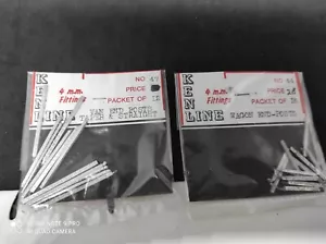 Kenline kit métal railway OO HO 4 mm 2 sachets van end posts n°47 & 44 neuf - Imagen 1 de 4