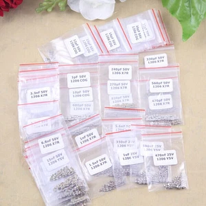 2000 pcs 50 Value 1206 3216 SMD Ceramic capacitor (1pF~22uF) MLCC SMT KIT - Picture 1 of 3