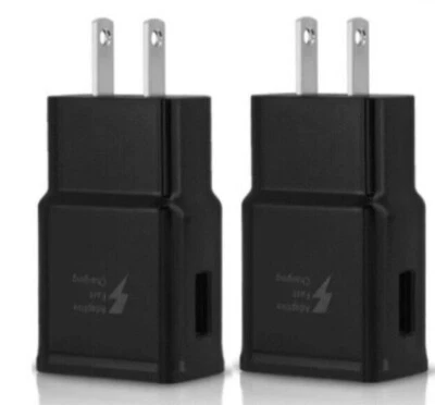 2-PC Adaptive Fast Charging Wall Plug Charger For Samsung Galaxy S10 S10+ S10e  - Image 1 of 3