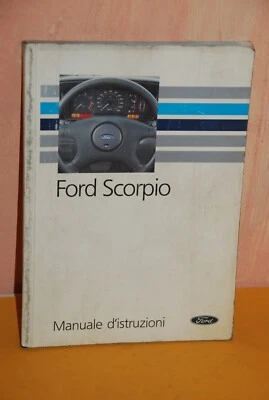 FORD SCORPIO LIBRETTO USO MANUTENZIONE EDIZIONE 7/92 - Immagine 1 di 3