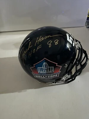 CUSTOM HOF SIGNED HELMET JACK HAM FULL SIZE WITH COA - Image 1 of 4