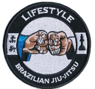 KARMA PATCH Brazilian Jiu Jitsu Lifestyle Ironing Patch Badge Fist Blows Bjj Gi Kimono