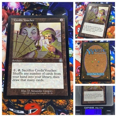 MTG Credit Voucher 🇬🇧 ⚪️ NM Magic TCG Mercadian Masques 1999 Vintage OG Staple - Bild 1 von 4