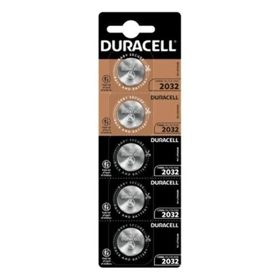 5 Duracell CR2032 Lithium Batteries 3V Coin Cell Button DL2032 Expiry 2033 5bl - Image 1 of 4