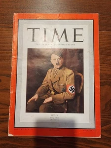 TIME Magazine April 14, 1941 ADOLF HITLER Cover!! Nazi Germany WWII - Picture 1 of 9