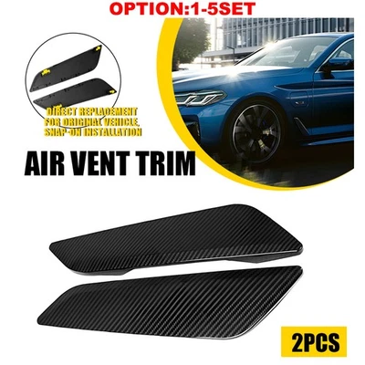 Ajuste de conducto de aire de guardabarros de fibra de carbono para BMW 530e 530i xDrive sedán G30 18-20 2-20x Foto 1 de 4