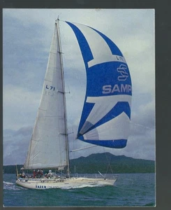 Tarjeta #8 Fazer Finlandia Sanitarium New Zealand Ocean Racers 1986 - Imagen 1 de 2