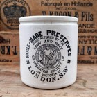 Pot ancien confitures « Made Preserves - Army and Navy, London S.W »