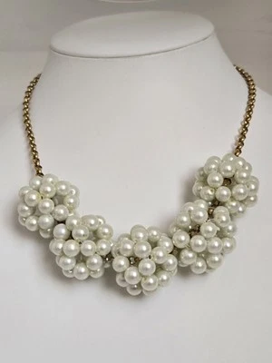 Collar De Colección Lenora Dama Chapado en Oro Imitación Perla Slide Bola Diseño Cuentas - Ajustable Foto 1 de 4