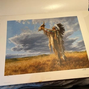 “Prayer To The Great Mystery” Signed & Numbered Print By Paul Calle - Picture 1 of 12