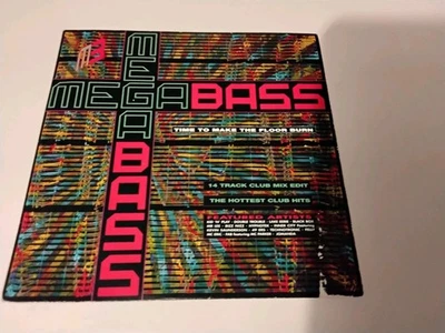 MEGABASS  7" VINYL SINGLE  TIME TO MAKE THE  FLOOR BURN.  TELSTAR MEGAX 1.  1990 - Image 1 of 4