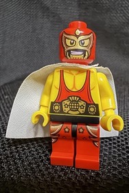 LEGO 70809 The Movie Lord Business Evil Lair EL MACHO WRESTLER Minifigure EUC