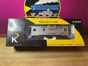 K-Line Silver UP Union Pacific Smoking Caboose K618-2111 (MTH Lionel) - Picture 1 of 12