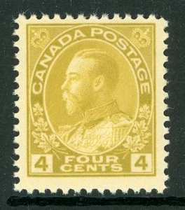 Canada 1922 KGV 4¢ Olive Admiral Scott 110 MNH V757 - Picture 1 of 6