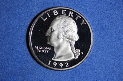 Estate Find 1992  S Proof Clad Washington Quarter #K57806 - Image 1 of 2