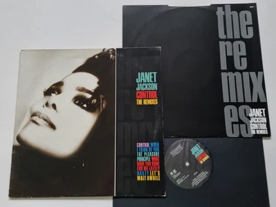 Janet Jackson - Control - The Remixes Vinyl LP UK - Image 1 of 4
