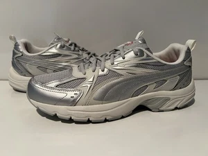Puma Milenio Tech con cordones blanco/plateado/metálico 402925-06 talla 12 - Imagen 1 de 6