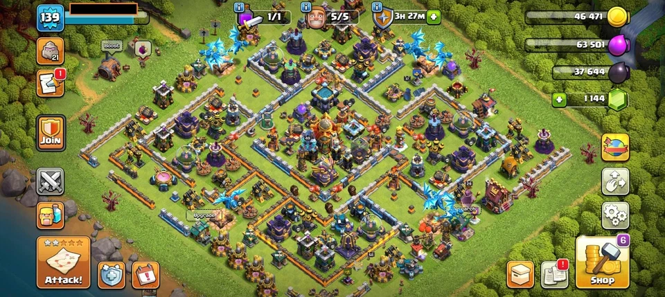Town Hall 16 / Heroes 53-58-49-29-17 / 5 Builders / Good Equipment / Cheap - Image 1 of 4