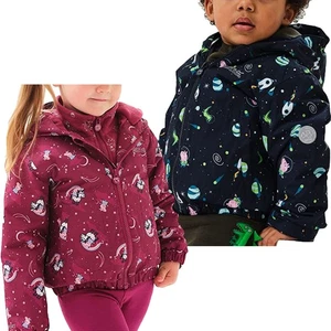 Regatta Kids Childrens Peppa Pig Muddy Puddles Padded Waterproof Jacket Coat - Picture 1 of 3