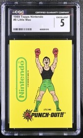 1989 Topps Nintendo Cards CGC 5 Game Pack NES Scratch-Off Collectible Graded